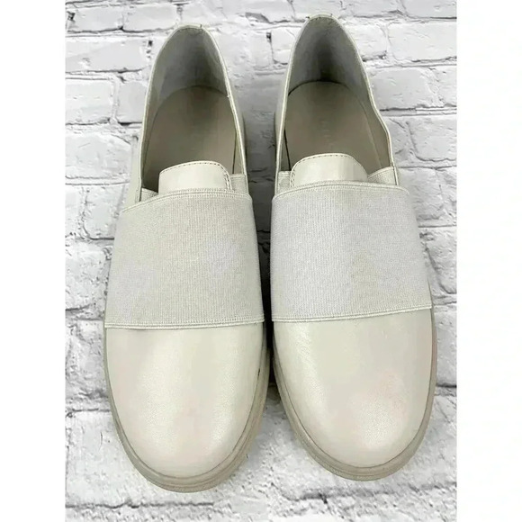 Lori Goldstein Slip On Shoes Sz 9 M Ash Grey Leather Cushion Womens Brint - Picture 2 of 8